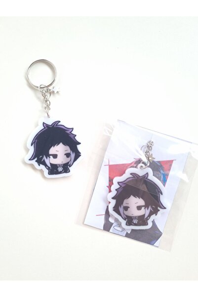 Yenaplanner حقيبة زينة/سلسلة مفاتيح من Bungou Stray Dogs Akutagawa (قطعة واحدة)