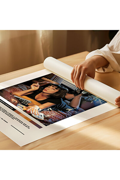 ARTHOUSECOLLECTIVE Pulp Fiction - Poster de film - Poster fără cadru în dimensiuni de tablou