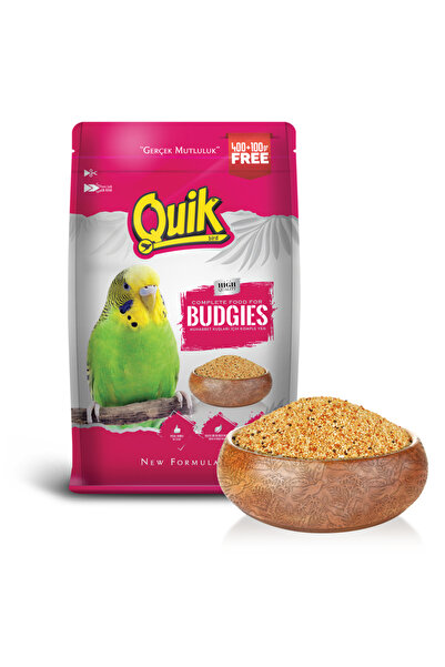 Quik Muhabbet Kuşu Yemi 500 Gr %25 Bedava 400+100 Gr
