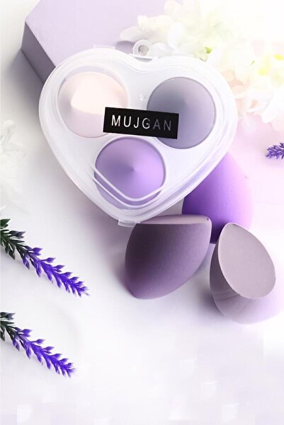 MUJGAN Kalpli 3'lü Standlı Sünger Mor