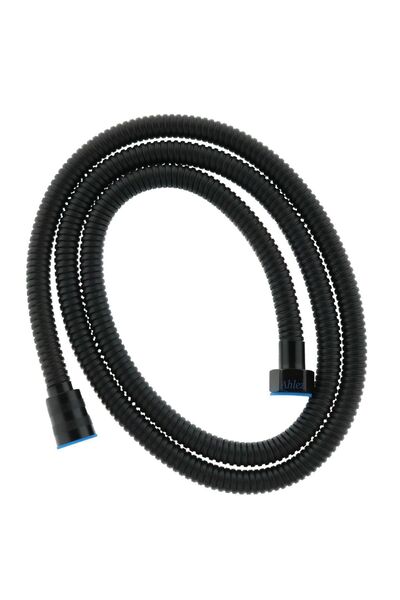 Ahlez Mat Siyah Örgülü Ipli Duş Spiral Hortumu Zinciri 150cm Kaliteli