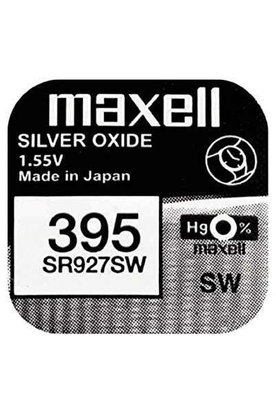 Maxell 395 Sr927sw 1.55v Saat Pili %100 Orijinal 1 Adet