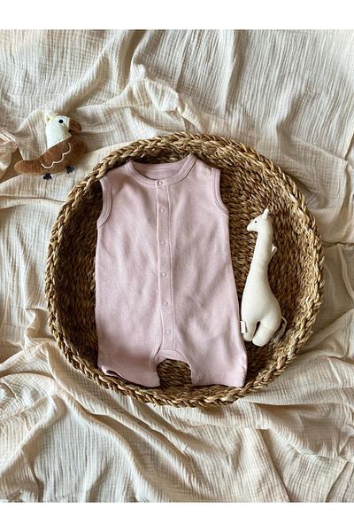 BabyCosy 100% Organic Cotton Waffle Baby Rompers