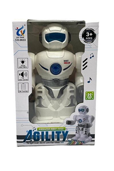 Genel Markalar Robot Agility Cx Oyuncak Pilli Işıklı Sımulated Robot Vocıe