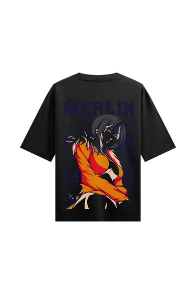 Freeyez 7 păcate de moarte Tricou sportiv supradimensionat Merlin Fitness, im...