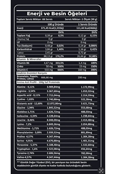 Nutriking Whey Isolate Protein 2000 gr 66 Servis Çikolata Gofret