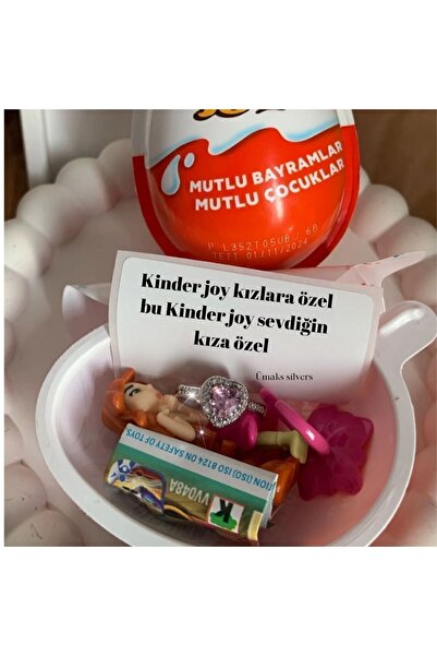 Ümaks Silvers Kinder Joy Sürpriz Yumurta içerisinde  Kalpli yüzük Ciddi İlişk...