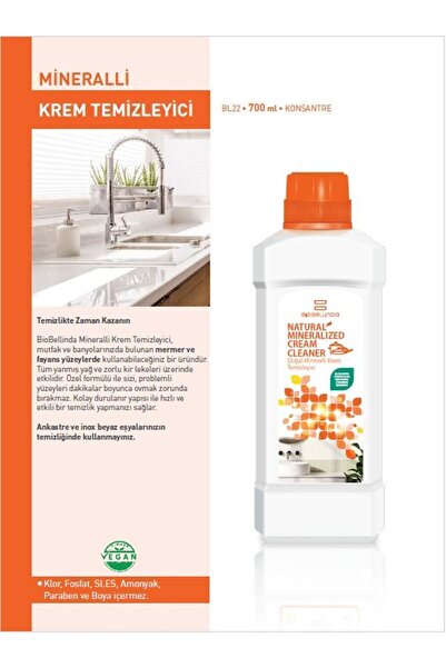 Biobella Mineralli Krem Temizleyici 700 Mll