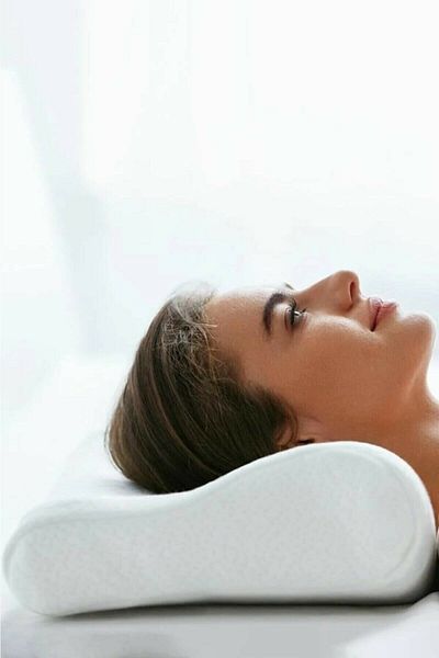 Ankaflex Ορθοπεδικό μαξιλάρι Visko Κήλη λαιμού Ισιωτικό λαιμό Πολυτελές ορθοπεδικό μαξιλάρι με υποστήριξη για πόνο στον αυχένα