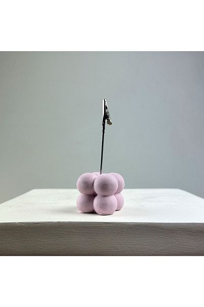 oasis decoration Pink Bubble Note Holder