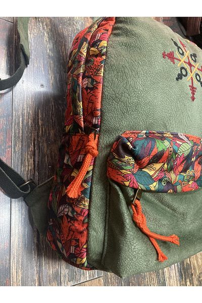 Street Bag Nubi Ethnic Αυθεντικό Σακίδιο πλάτης με μοτίβο Κεντημένο Σακίδιο πλάτης Bohemian Καθημερινή χρήση Ταξίδι