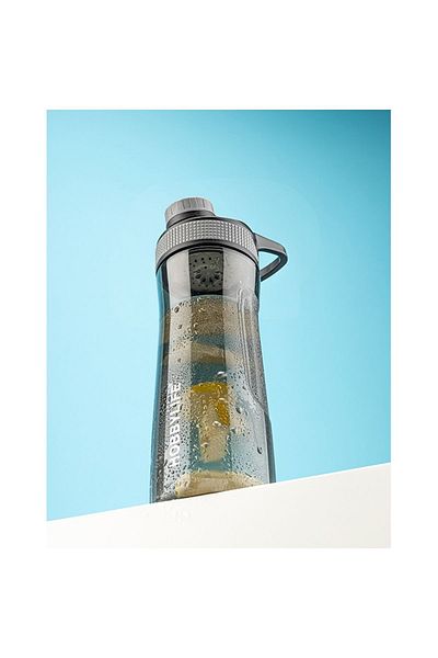 HOBBY LİFE 730ml G.Grey Transparent Sports School Office Water Bottle - Water Bottle