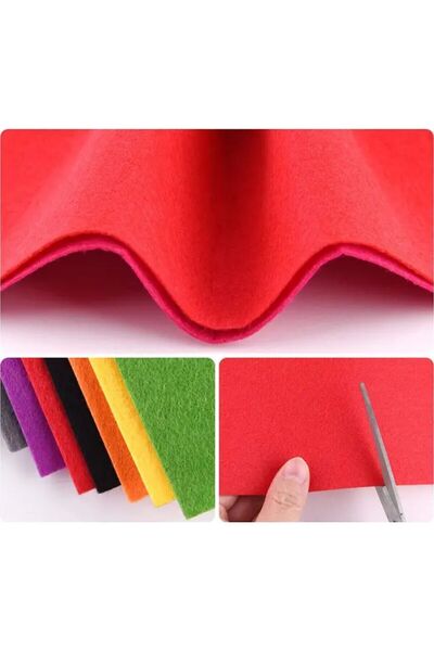 Self Power Renkli Keçe 20x30 Cm 10 Renk 180 Gr İnce Etkinlik Hobi İçin Kansorejen Madde içermez