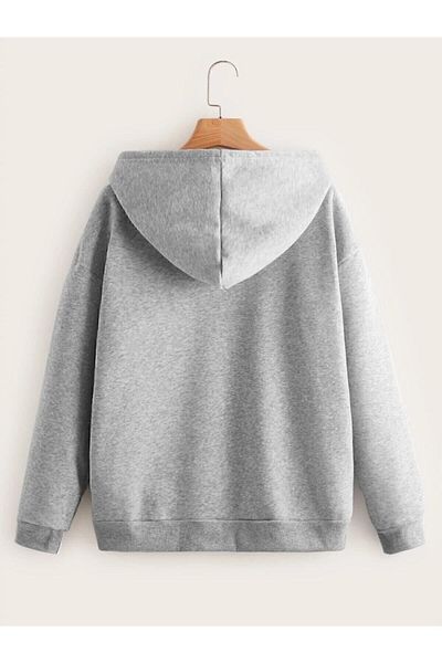 twentyone Gray Women's Zippered Sweat Cardigan 2Pcs