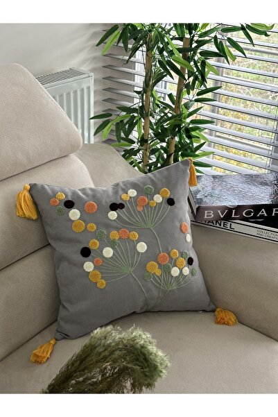 en gözde home غطاء كيرلينت مطرز باللؤلؤ