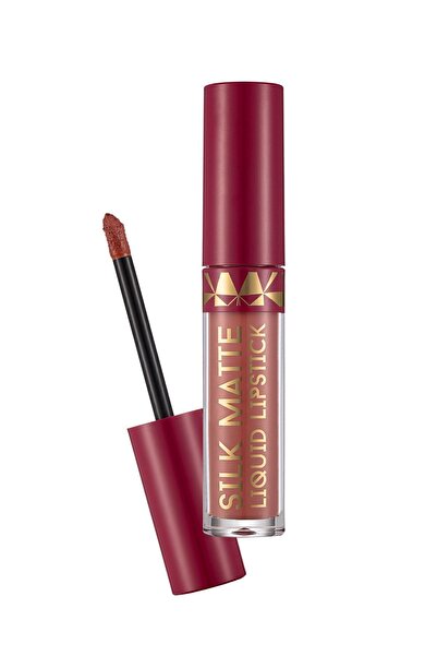 Flormar Mat Likit Ruj - Silk Matte Liquid Lipstick Misty Peach 024 8690604634644