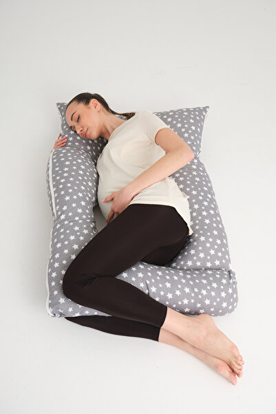 Irk Lemoon Μαξιλάρι εγκύων και θηλάζουσας μητέρας με 5 στηρίγματα διαφορετικώ...