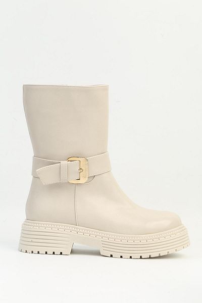 Pierre Cardin ® |   Pc-52430 Women's Cream Skin Boots