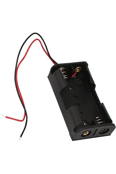 Arduino (10 ADET) 2'li Aa Pil Yuvası - Pil Kutusu - Pil Yatağı