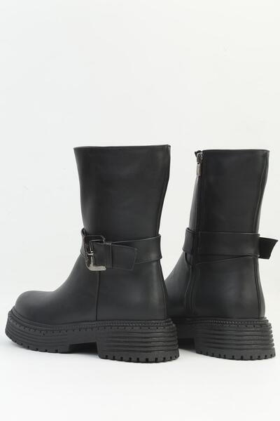 Pierre Cardin ® | PC-52430 Kadın Siyah Cilt Bot