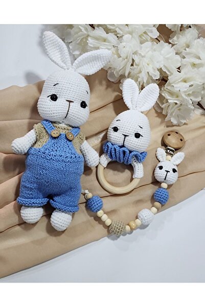 Damla Amigurumi Ayıcık Magic 3lu set - oyun arkadasi