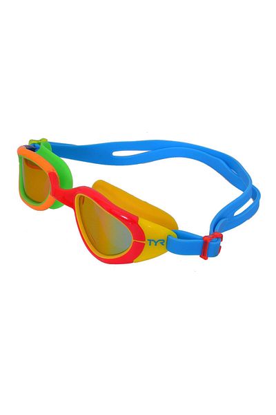 TYR Special Ops 2.0 Polarized Swim Goggles Rainbow/Multi/Blue Silicone, Polycarbonate Full Rim