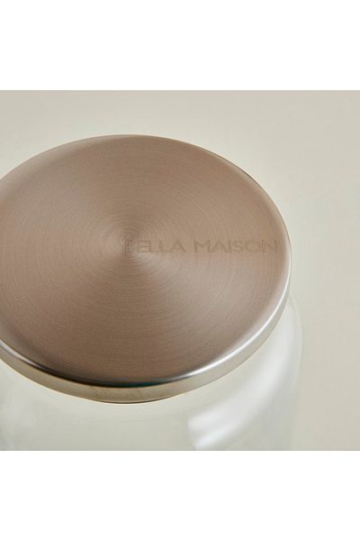 Bella Maison Jely Set of 3 Jars with Metal Lid Natural (290 Cc)
