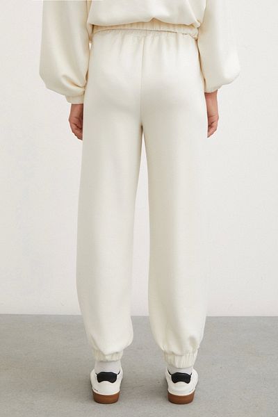Never more Ecru Sweatpants - Ελαστικές τσέπες