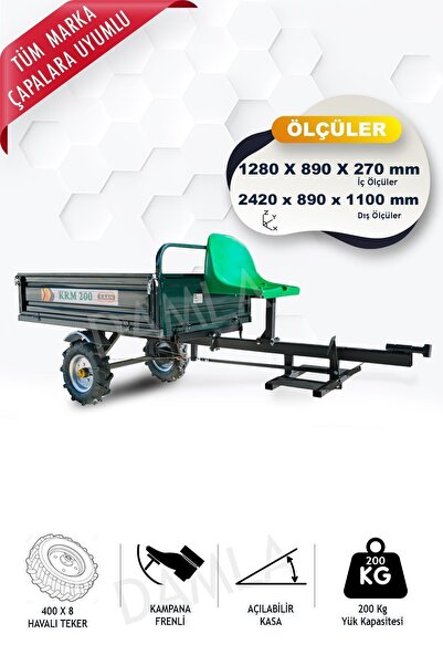 Kaan TÜM ÇAPA MAKİNELERİ İÇİN UYUMLU RÖMORK