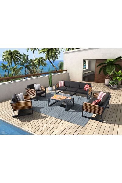 MAGIC FACE Stan Bahçe -balkon Ve Outdoor Oturma Grubu