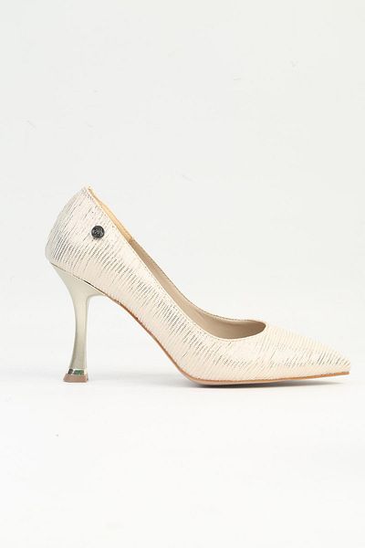Pierre Cardin PC-54051 Γυναικεία ελαφριά χρυσά παπούτσια με τακούνι