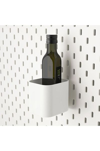 IKEA White Single Box - for Skadis Board
