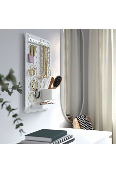 IKEA Skadis Pano için Tekli Kutu Beyaz