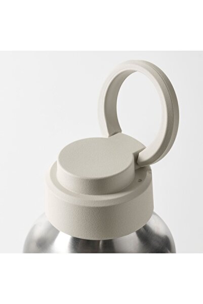 IKEA Water Bottle Height: 17 cm Ikea Water Bottle Stainless Steel Gray Water Bottle Volume: 0.5 liters