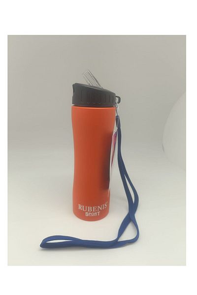 Rubenis Rcm-04 500 مل - قارورة فولاذية برتقالية، جسم رفيع، قطعة واحدة