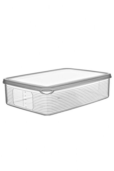 Kitchen Life 6 Pieces 3.5 Liter Refrigerator Organizer Rectangular Food Storage Container Set - Organizer 3500ml