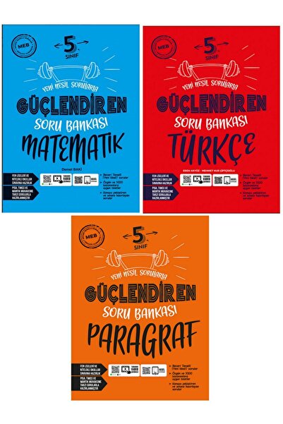 Açı Yayınları 5.Sınıf Ankara Güçlendiren Matematik + Türkçe + Paragraf Soru B...
