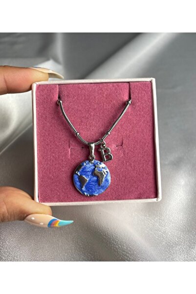 Hazeran accessories Harfli Dünya Kolye