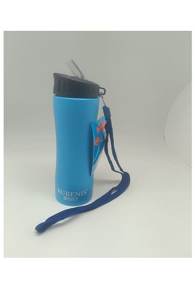 Rubenis Rcm-04 500 مل - قارورة فولاذية ذات جسم رفيع، أزرق فاتح، قطعة واحدة