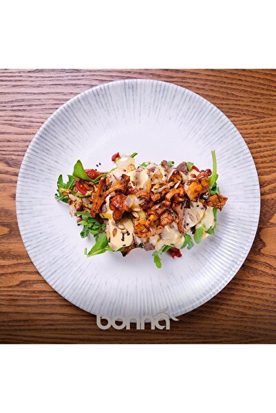 Bonna Porselen Iris Gourmet Düz Tabak 27 Cm 6'lı