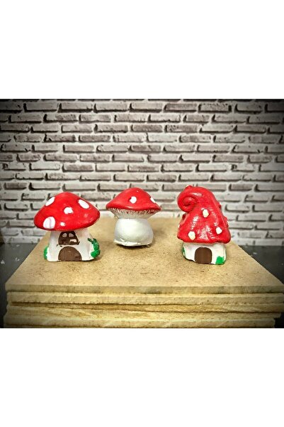 Minik Mucizeler 3’lü Mini Mantar Teraryum Objesi