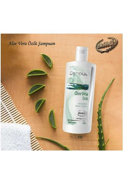 Ersağ Shampoo Containing Aloe Vera Extract