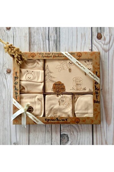 İpeksi Baby Organic Baby 11 Pack Hospital Exit Unisex Milk Coffee