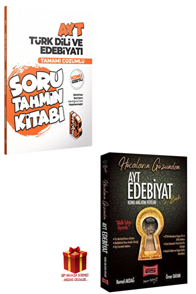 Yargı Yayınları Benim Hocam Türk Dili ve Edebiyatı Soru Tahmin Kitabı+Yargı A...