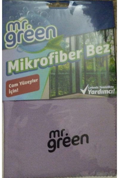 Mr Green السيد. قماش زجاجي من الألياف الدقيقة باللون الأخضر