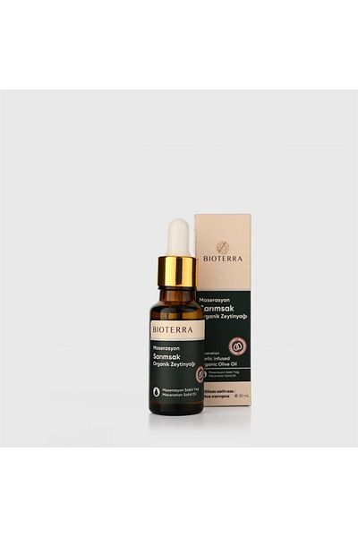 Bioterra 20 ml Organic Olive Oil Garlic Oil