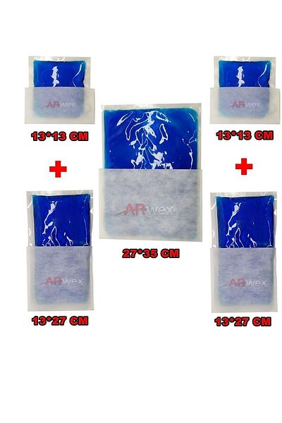 First Class Covered Thermogel Set All Sizes Thermogel Set Hot Cold Thermo Gel Compress Ice Gel Thermogel