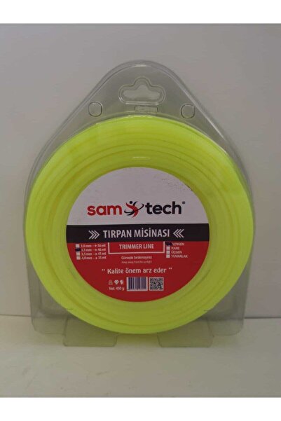 SAM TECH Altıgen Tırpan Misinası 3,3mm*46mt Yeşil