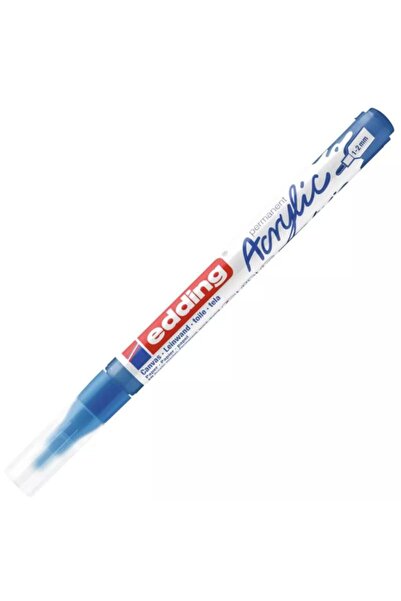 Edding Ince Uçlu Akrilik Markör Kalem 1-2mm Anzer Mavi Ed5300903 (10 Lu Paket)
