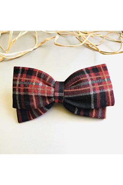 seyranat Чорно-червона автоматична затискачка-бантик для волосся для жінок у ...